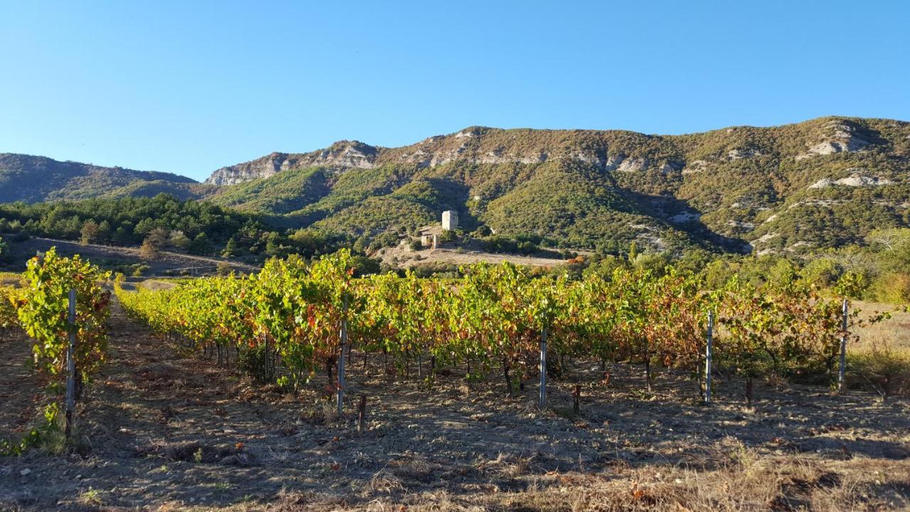 Gites Du Chateau D'Alencon Le Pegue Exterior foto